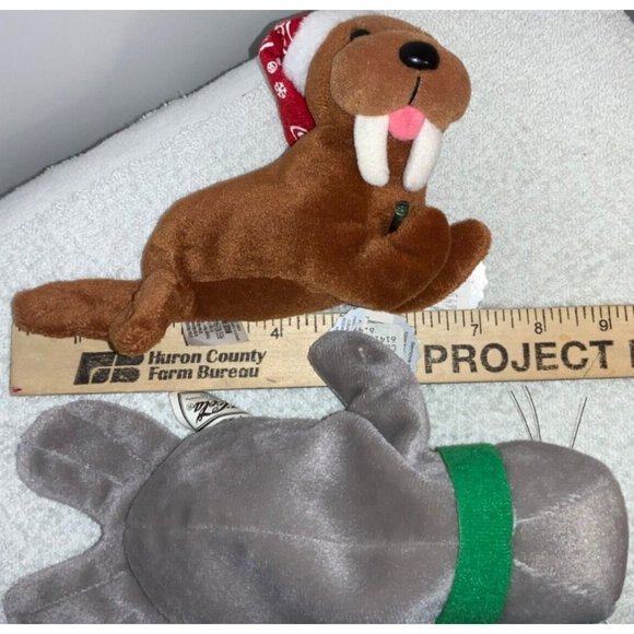 Coca-Cola Bean Bag Plush Animals— Walrus & Seal  vintage 1998 - Picture 10 of 10